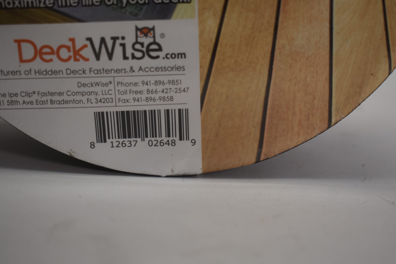 Wise Wrap Deckwise Butly Joist Tape 1-5/8″ x 50′ a Roll WW-JTB-158 Black