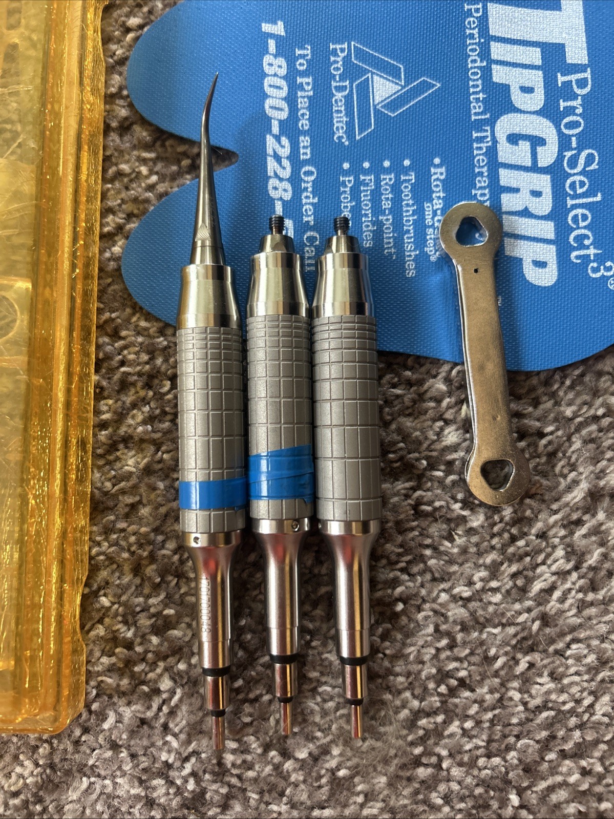 Pro-Select Platinum Piezo Ultrasonic Scaler Handpiece by DenMat Lot Of 3