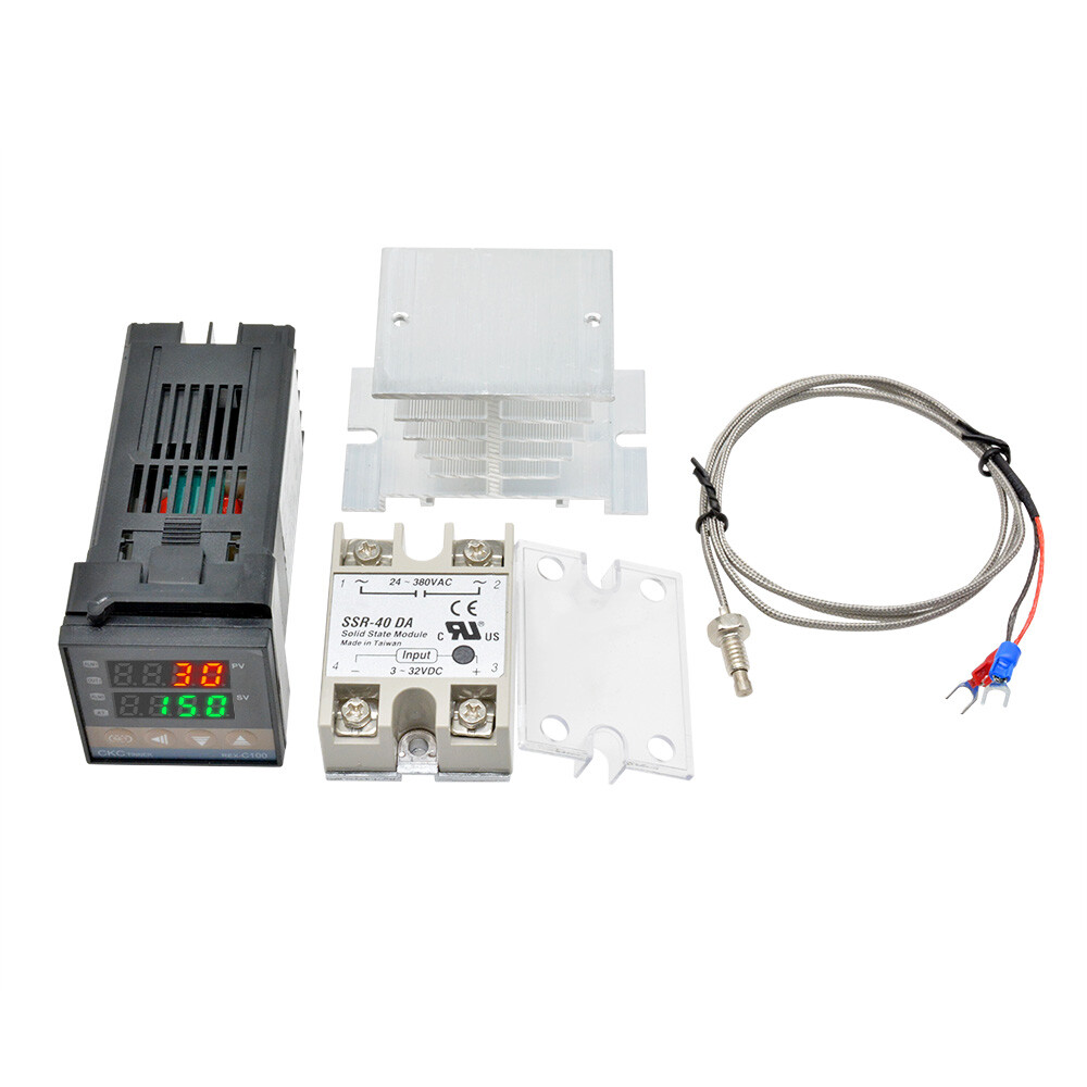REX-C100 Digital Thermostat temperature Controller SSR Output K Thermocouple