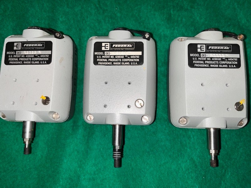 2-Federal Maxum MODEL DEI-51111 D, Digital Electronic Indicators and one-12121-D