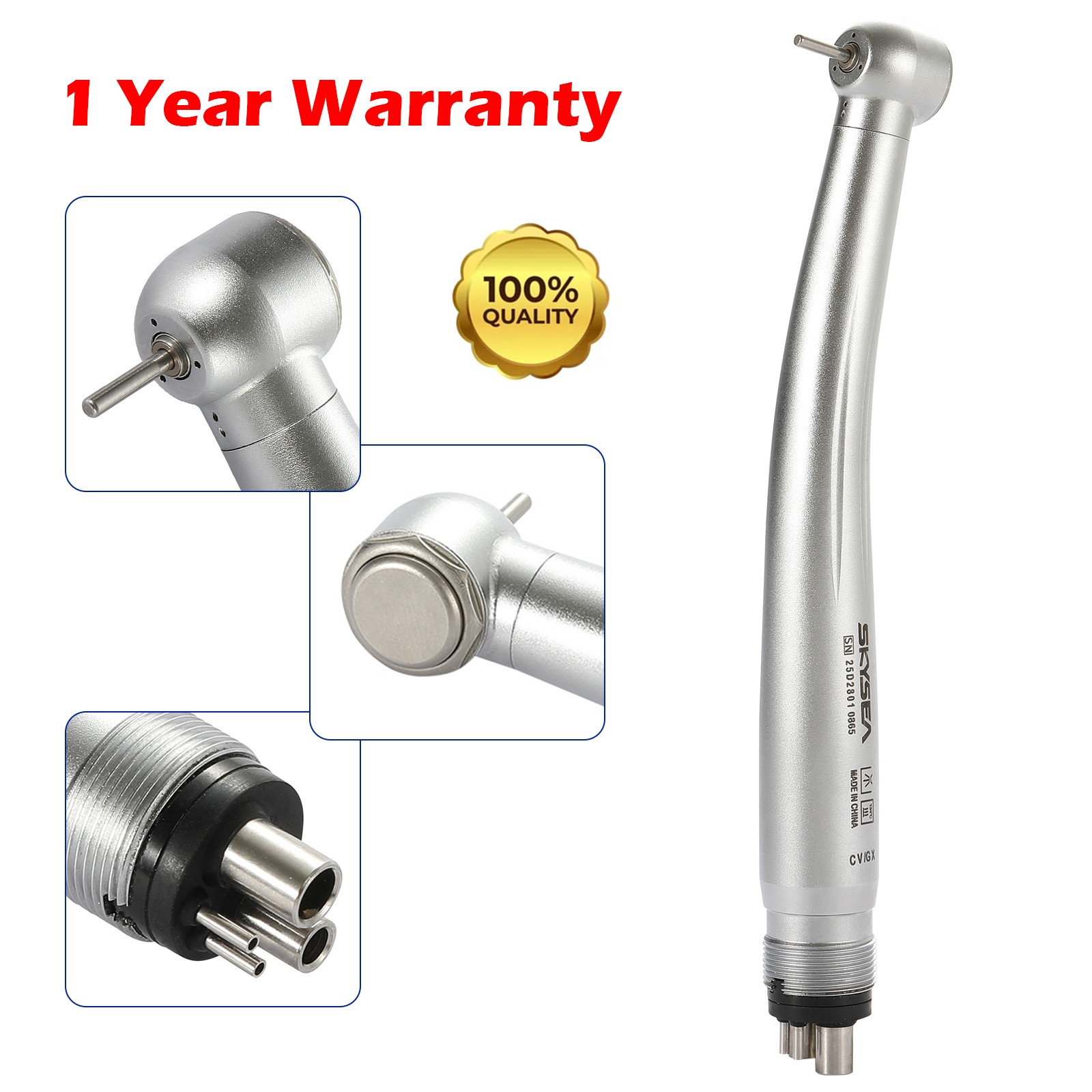 Dental High Speed Handpiece 4 Hole 2 Holes Push Button Turbine STNABM