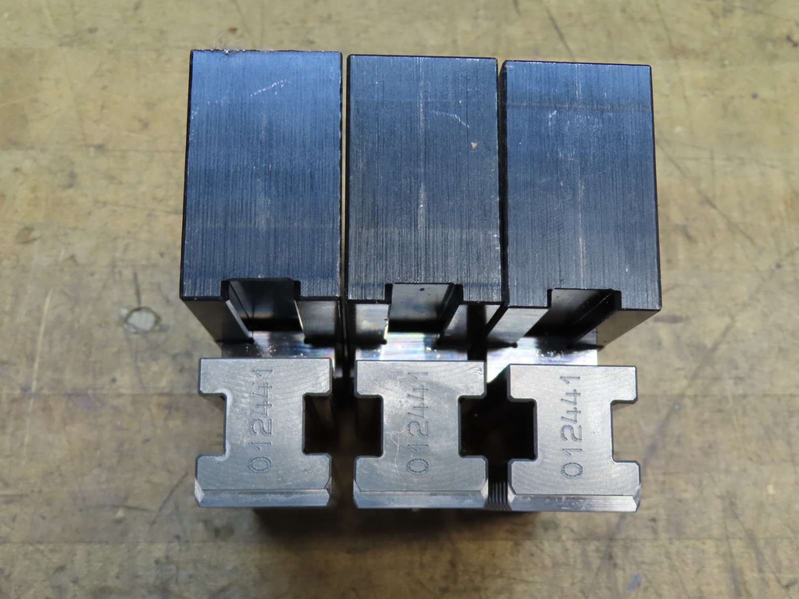 Set of 3 SMW AUTOBLOK WAK 250-10 steel jaws & Schunk masters GBK-250