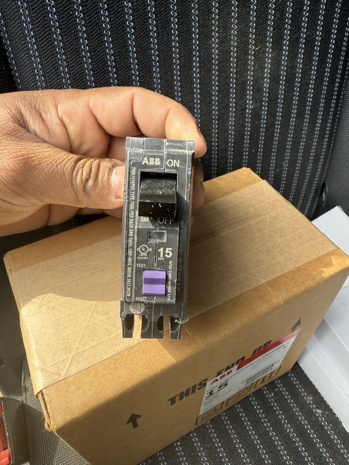 10PCS ABB THQL1115PDF Dual Function Circuit Breaker 15A 1-Pole AFCI GFCI GE