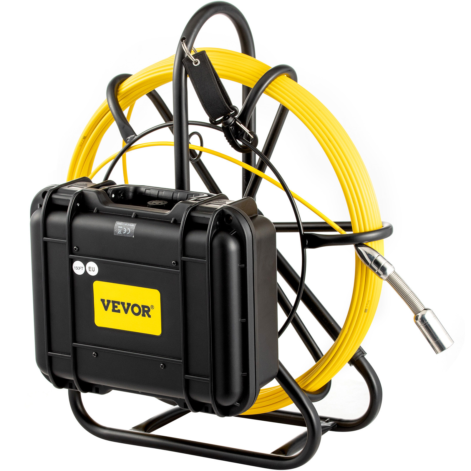 VEVOR Sewer Camera Pipe Inspection Camera 150FT 9-Inch LCD Monitor Pipe Camera