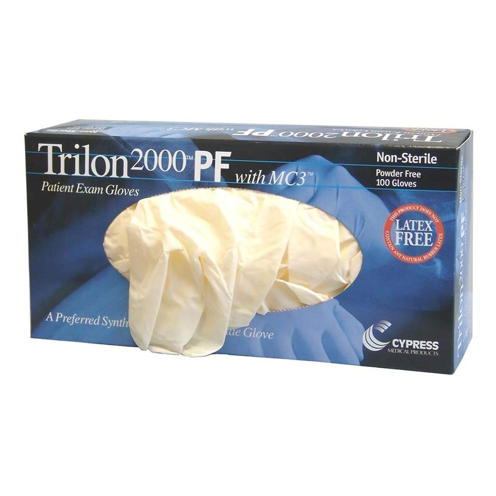 Trilon 2000 PF with MC3 Stretch Vinyl Exam Glove – 100 per Box