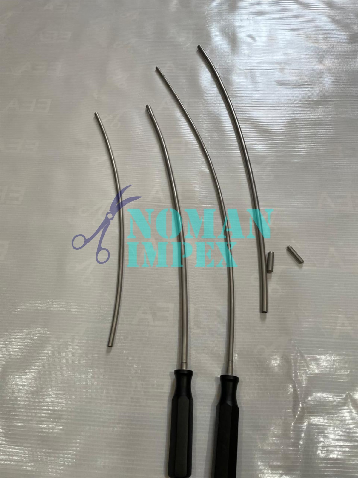 High Quality 6 and 8mm Kit 50cm/65cm Slight Curve Sheaths Vascular Tunneler