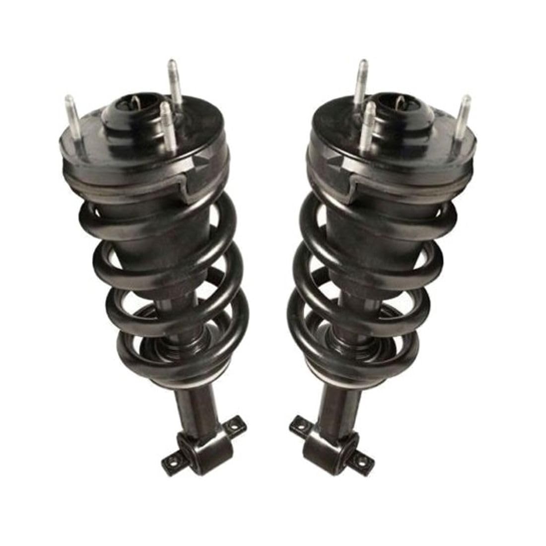 2 Front Complete Black Coilover Struts Springs Mounts TS16949 D139105