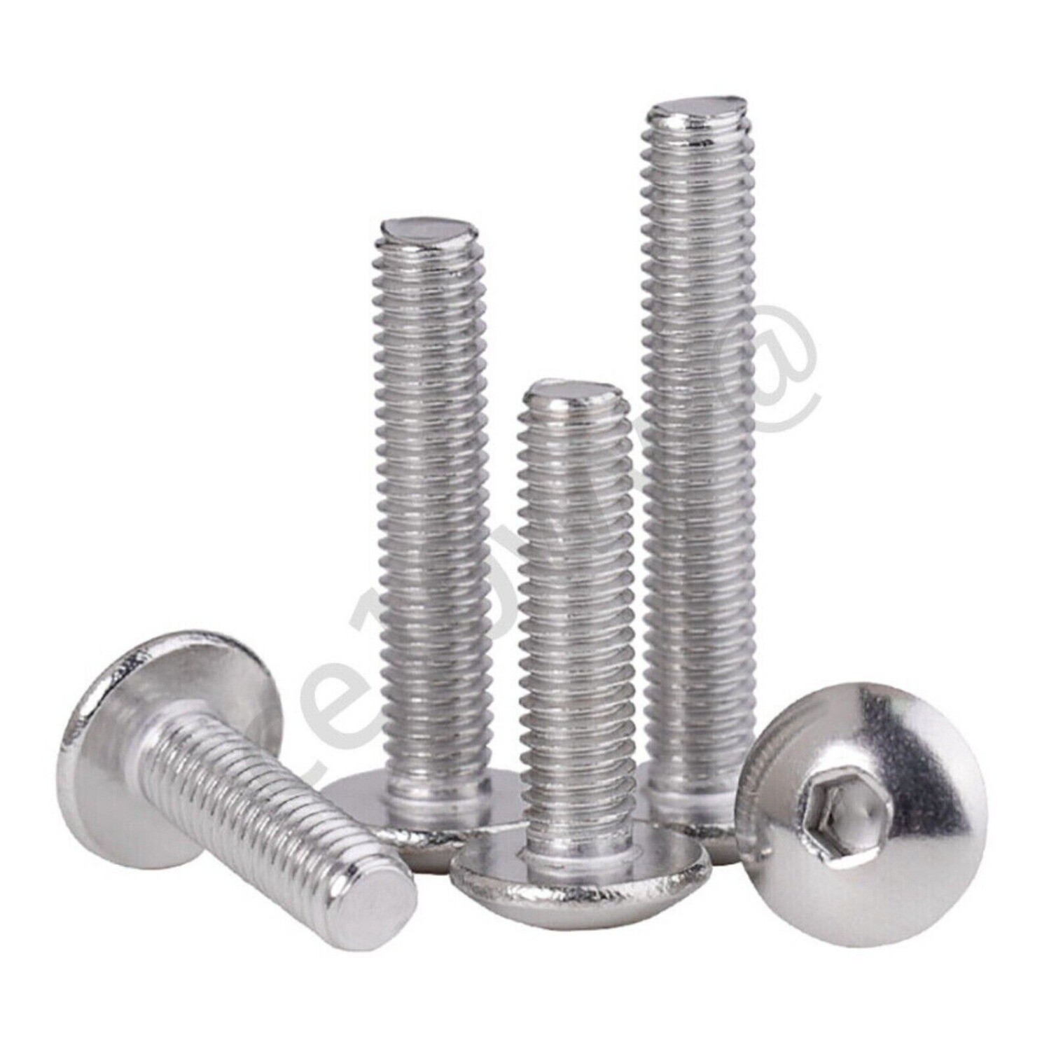 Truss Socket Cap Screws Allen Bolt Hex Drive M3 M4 M5 M6 M8-304 Stainless Steel