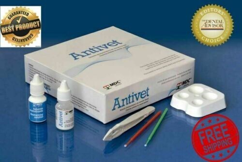 Antivet Kit Dental Whitening and Enamel Cleaning Kit NEW Treatment to Fluorosis