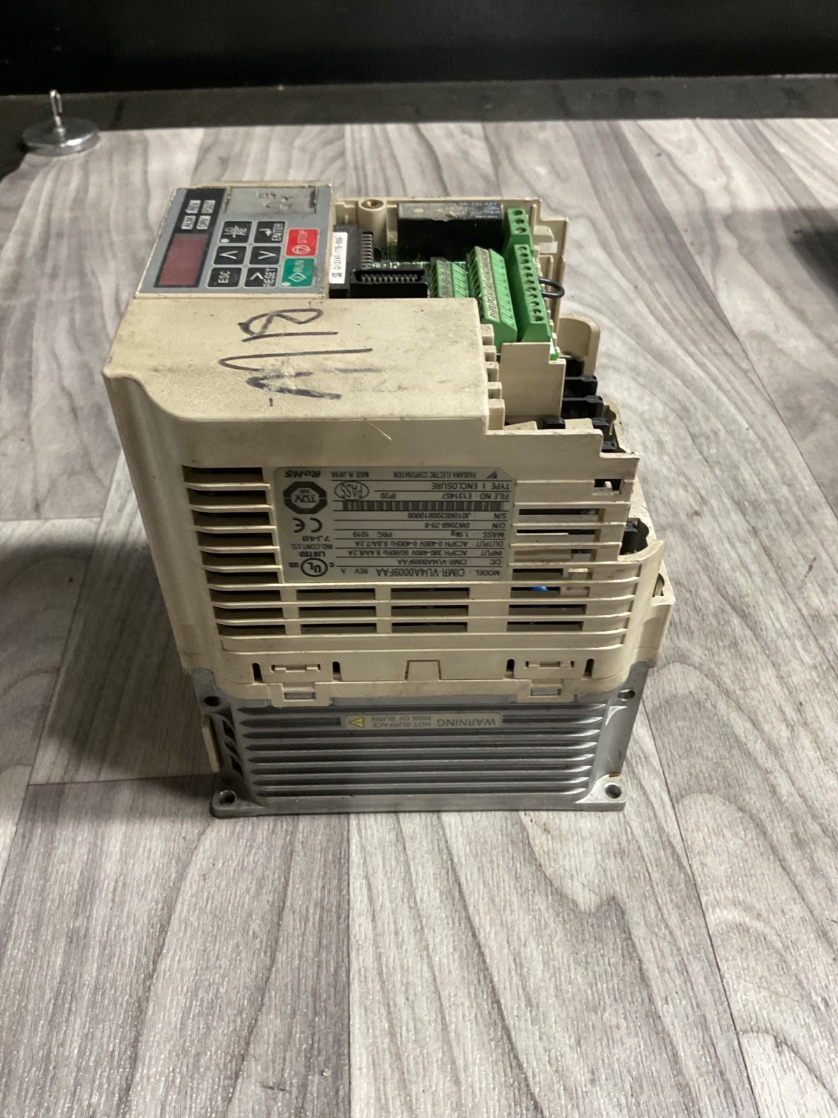 Yaskawa A1000 AC Drive CIMR-AU4A0009FAA #4002A92PR2