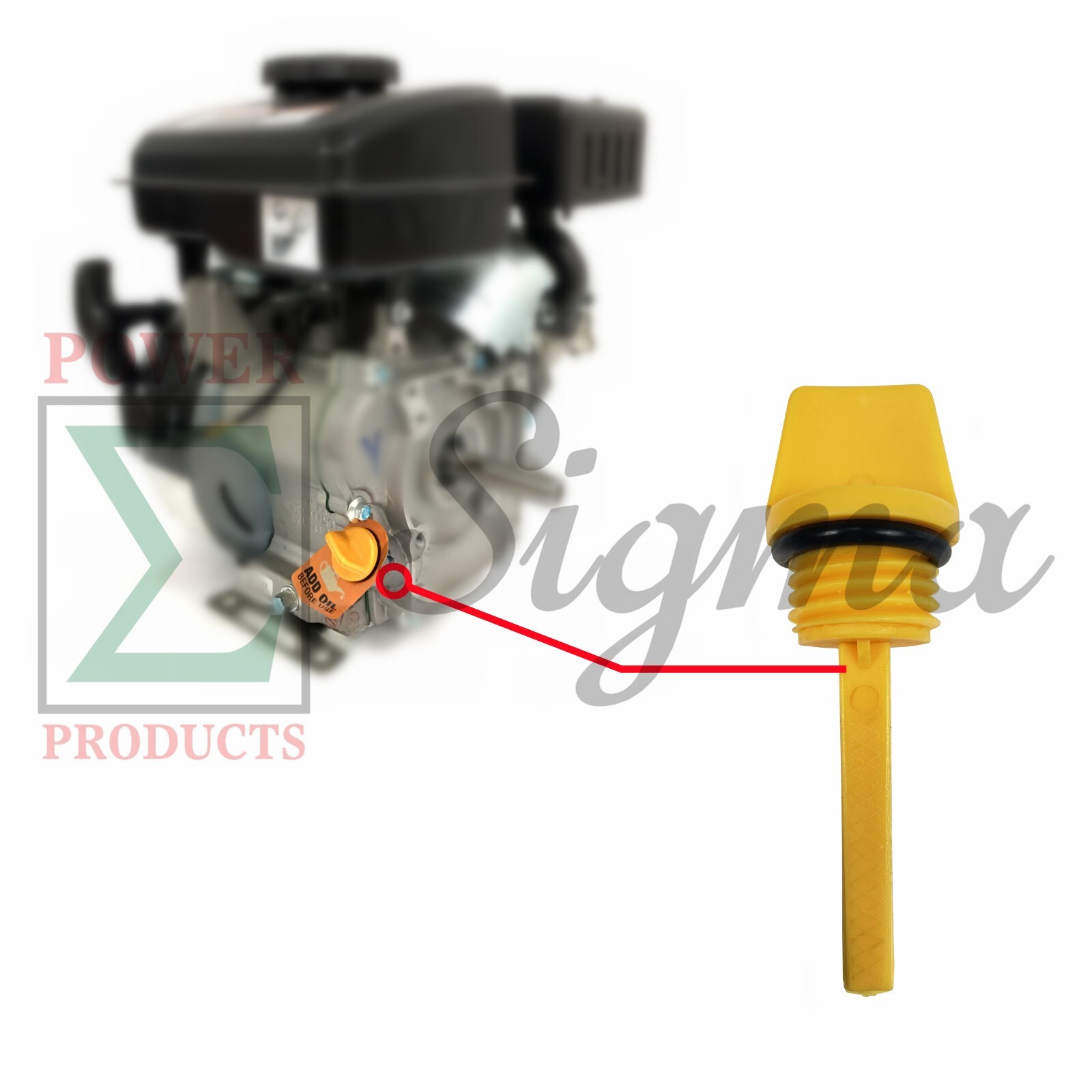 Oil Dipstick For BILT HARD 79cc 2 HP 4-stroke Gas Engine