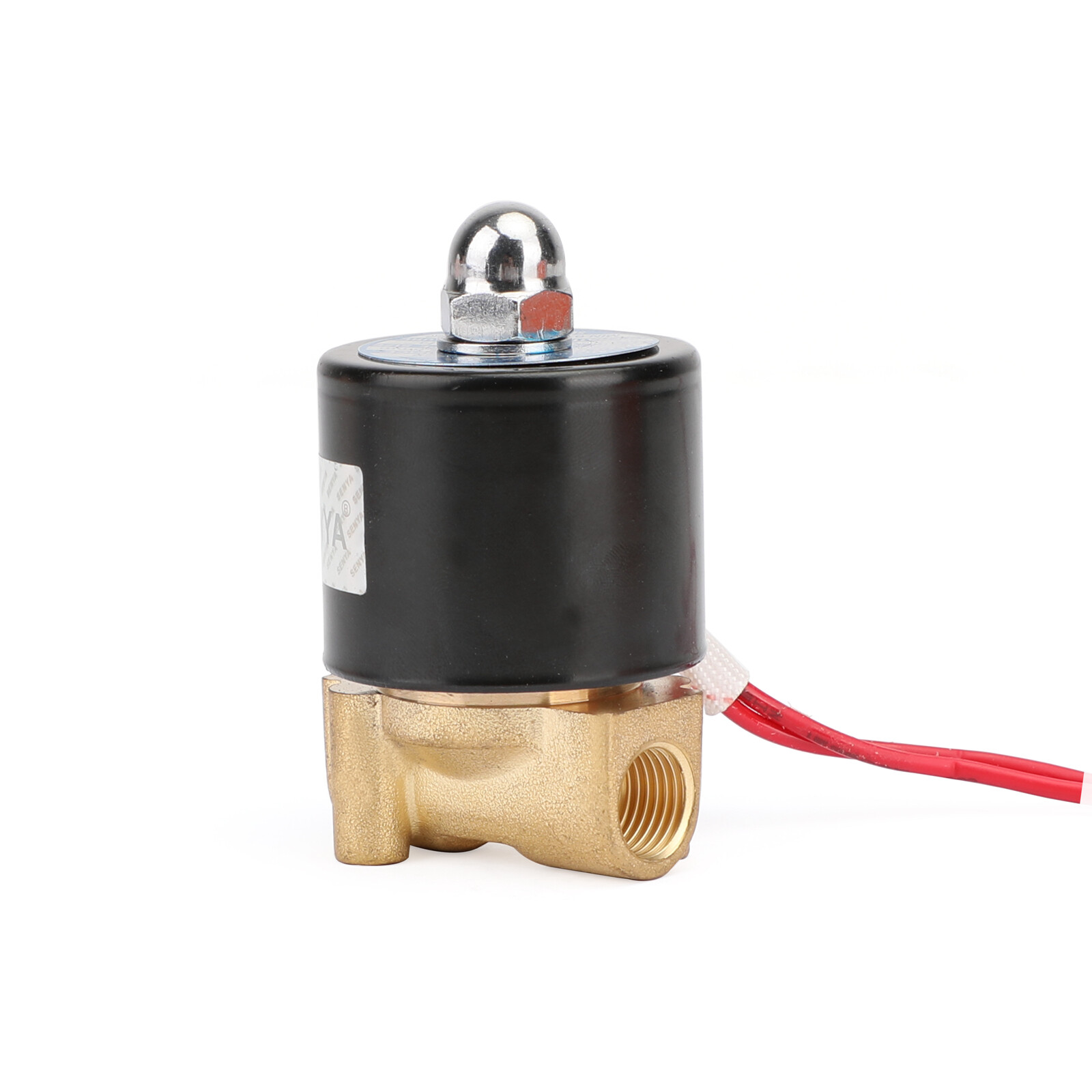 1/4″ AC 220V Brass Normally Closed Electric Solenoid Valve BSP Gas Water Air N/C