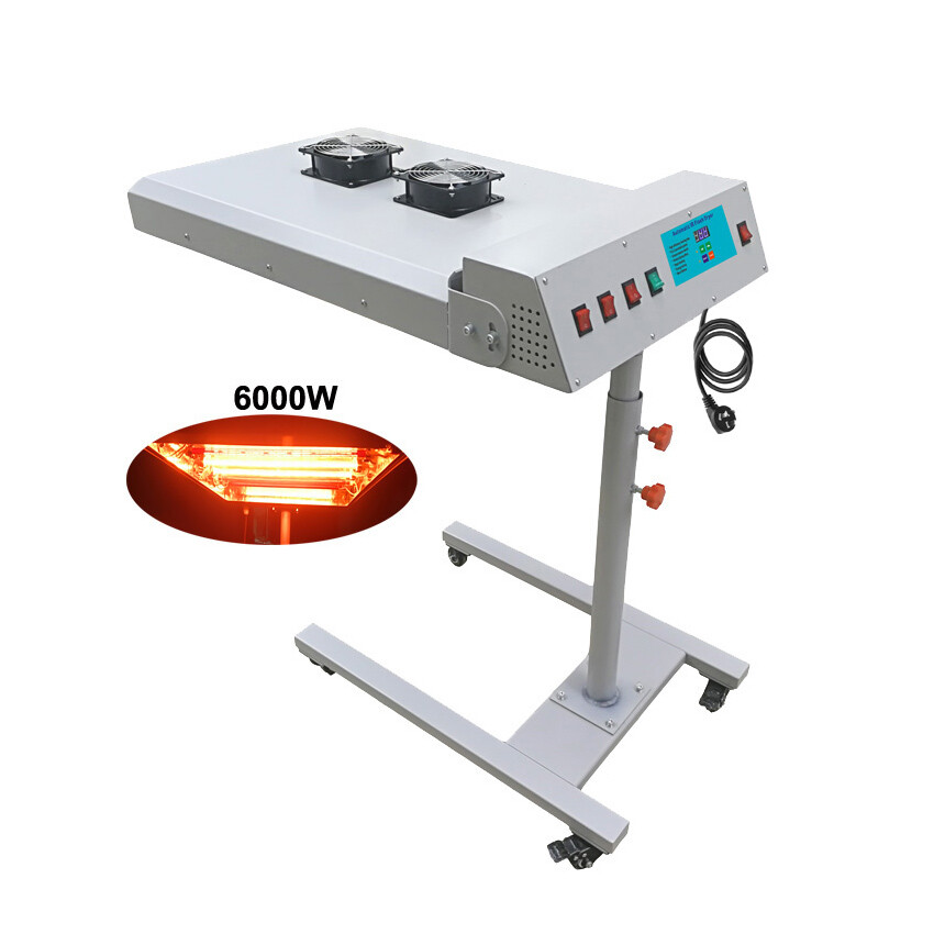 6000W 20″x24″ Automatic IR Flash Dryer Sensor PLC Control Screen Printing USA