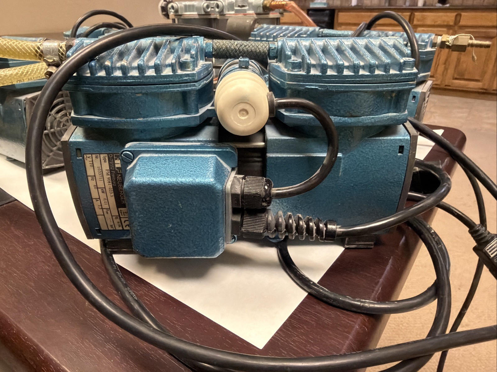 KNF Neuberger diaphragm pump/compressor