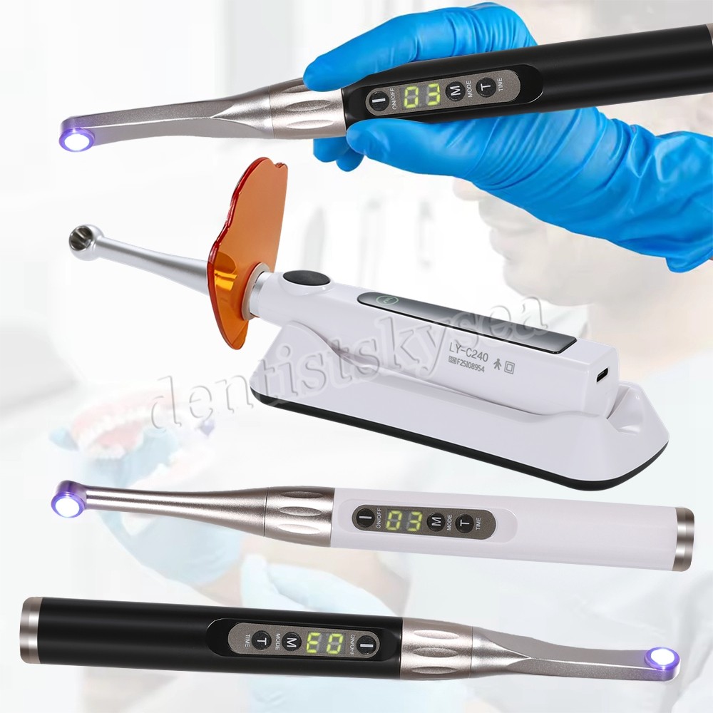 F/ NSK Dental LED High Speed Handpiece/1:5 1:1 Fiber Optic Electric Contra Angle