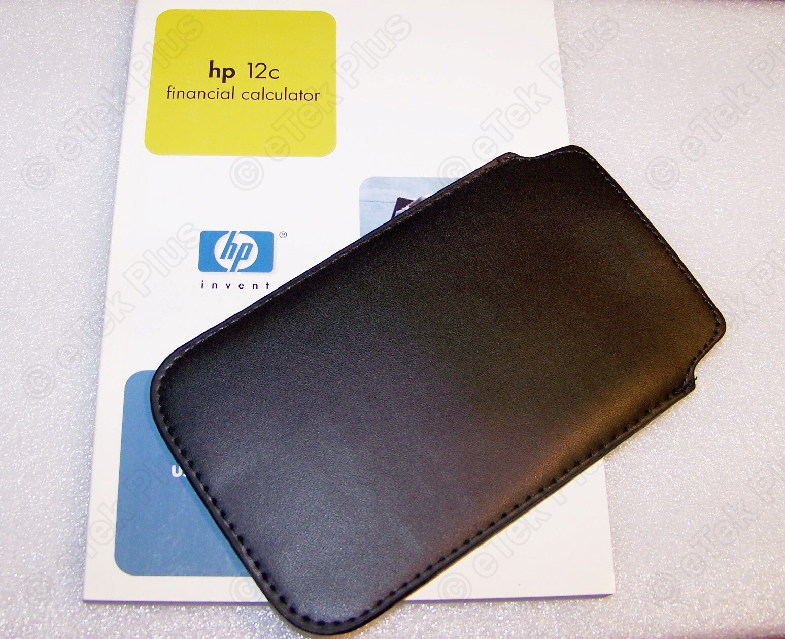 1x Manual Guide for HP12C (HP 12C) Financial Calculator + Soft BLACK Pouch – USA