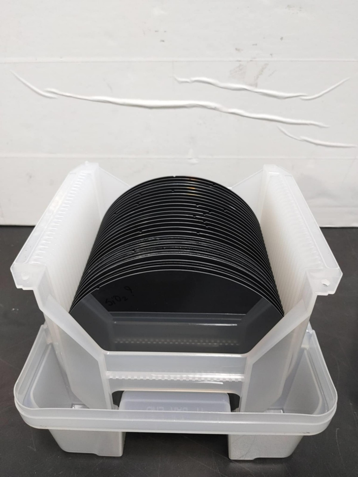 Lot of 10 8″ 200mm Polished Semiconductor Silicon Wafer Crystal Lithography
