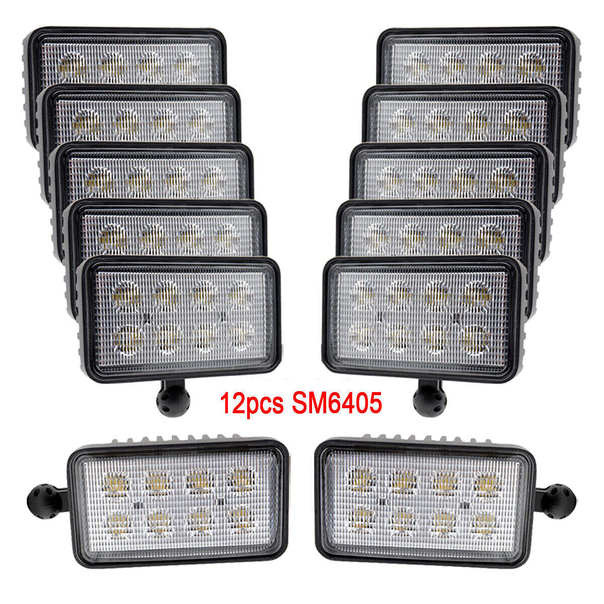 20PCS LED Work Light Kit For John Deere 8100 8200 8300 8400 8110 8210 8310 8410