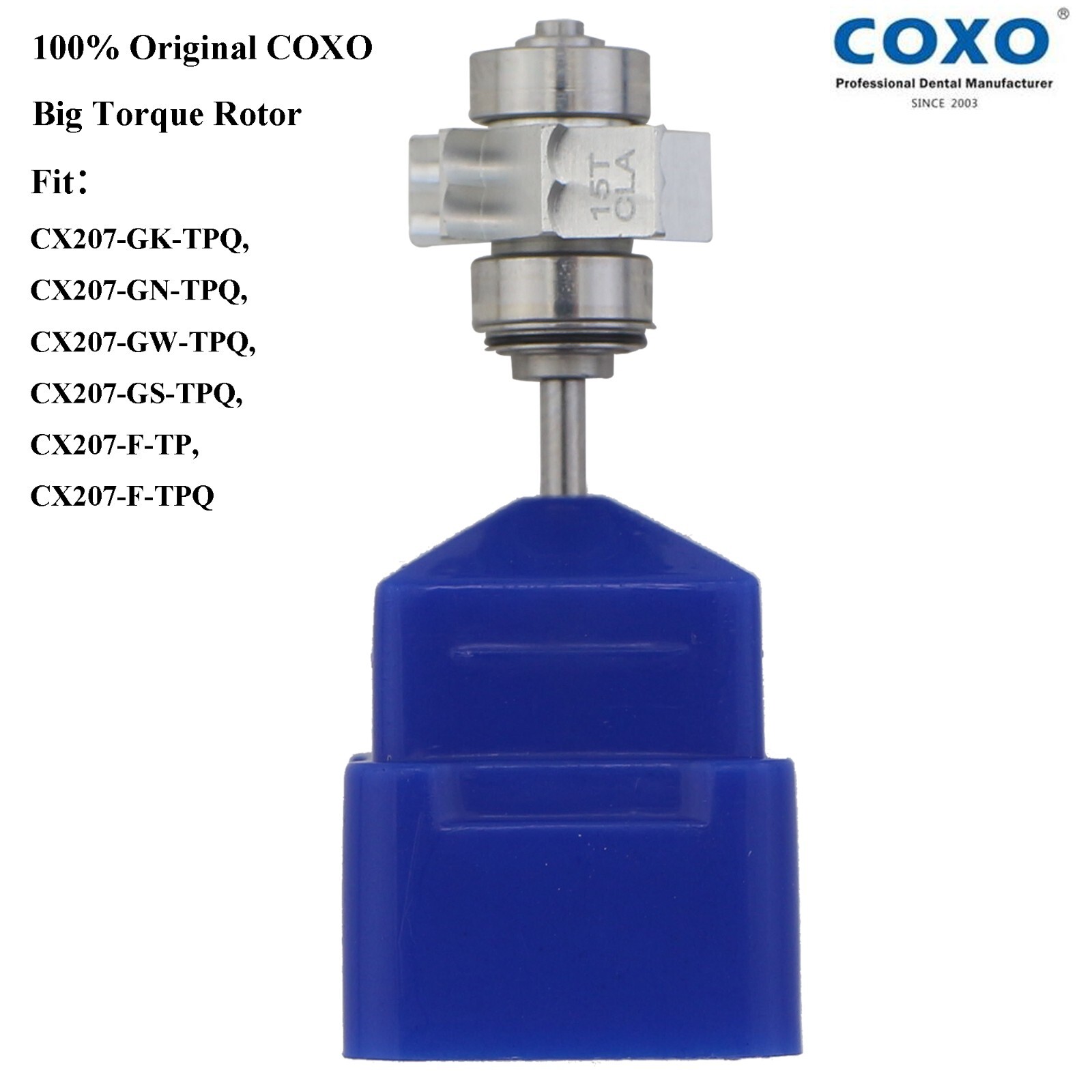 COXO Dental Fiber Optic Handpiece High Speed Turbine For Kavo NSK Sirona Coupler