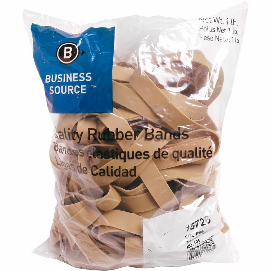 Business Source BSN15726 Rubber Bands #105 5in x 0.63in 60/Pack