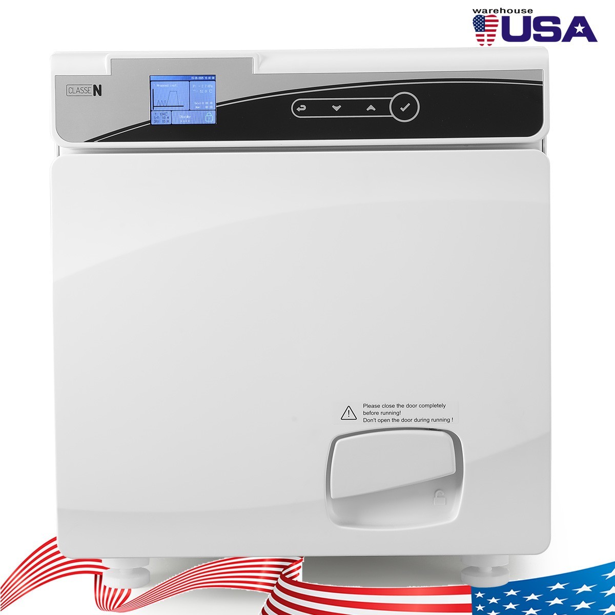 22L Class N Dental Autoclave Vacuum Steam Sterilizer with Drying Function