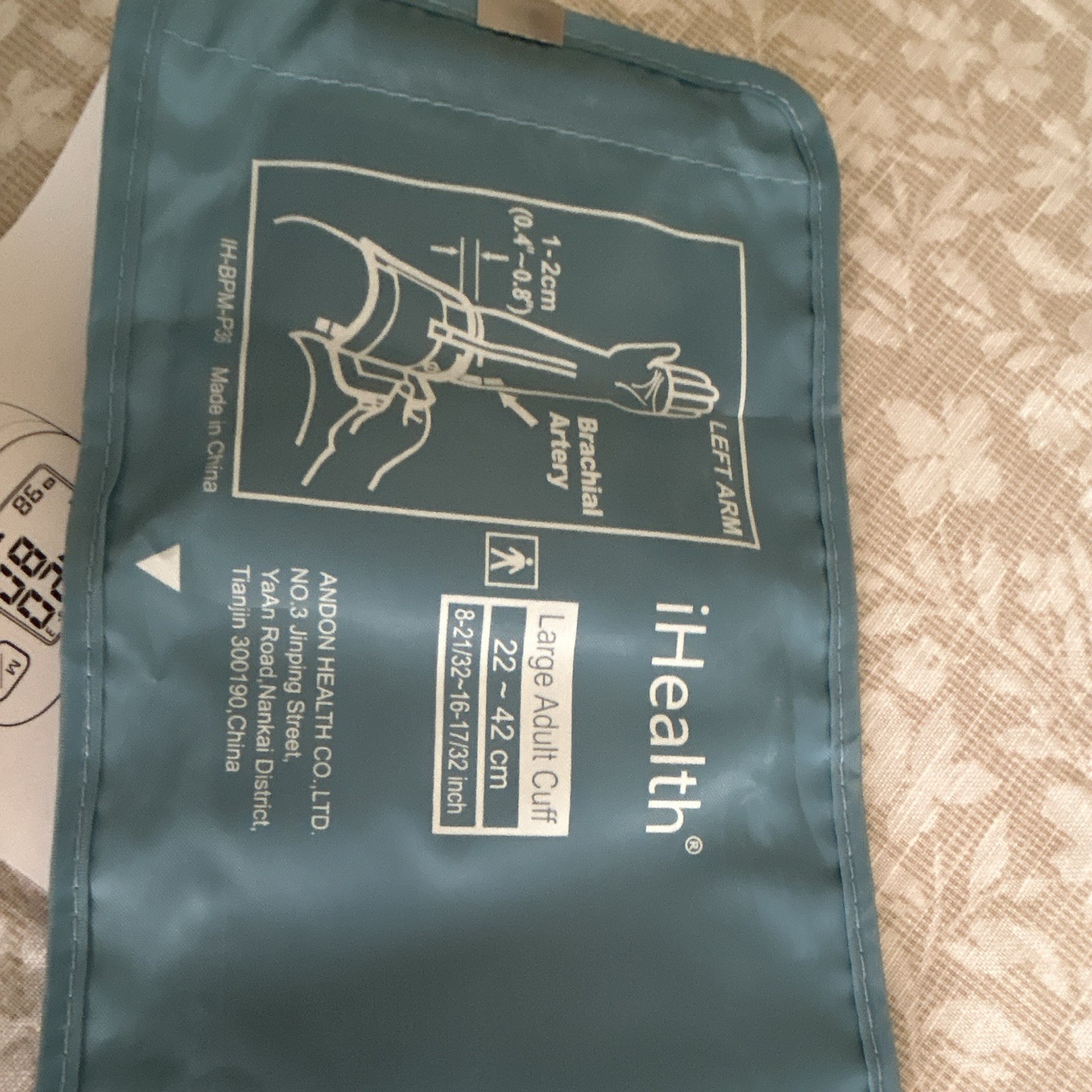 iHealth Track Arm-Type Digital BP Monitor Large Adult Cuff 22-42cm
