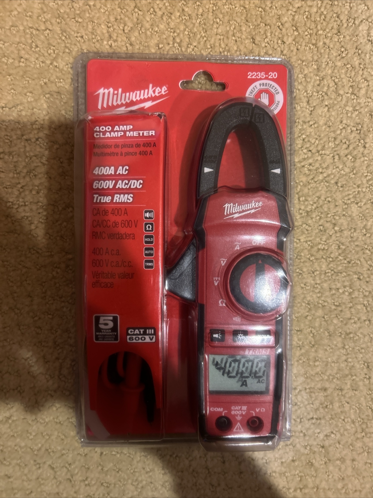 Milwaukee 223520 400 Amp Clamp Meter