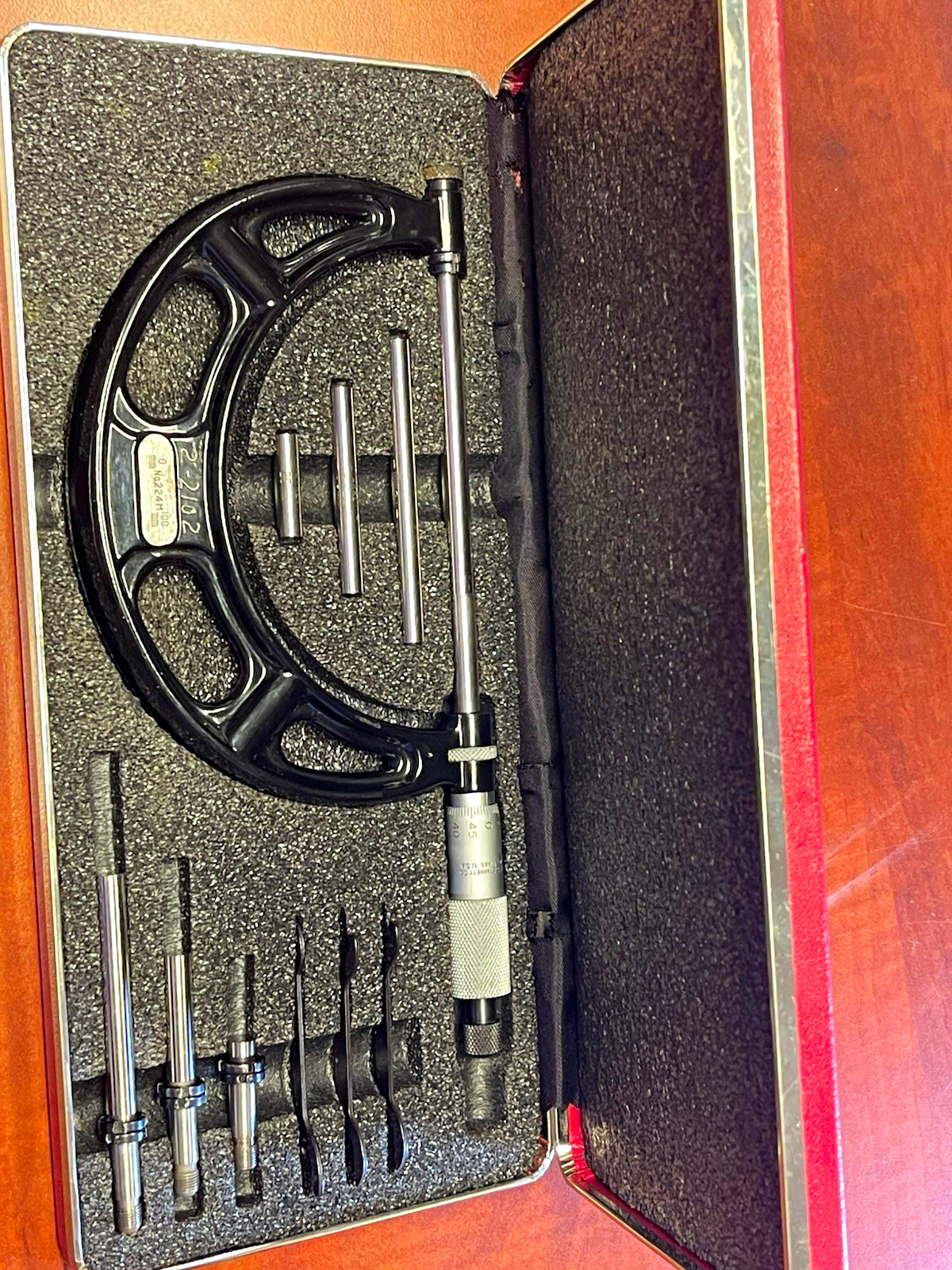Starrett Outside Micrometer Set 6-12 in Mechanical 0.001 in, MPN T2162
