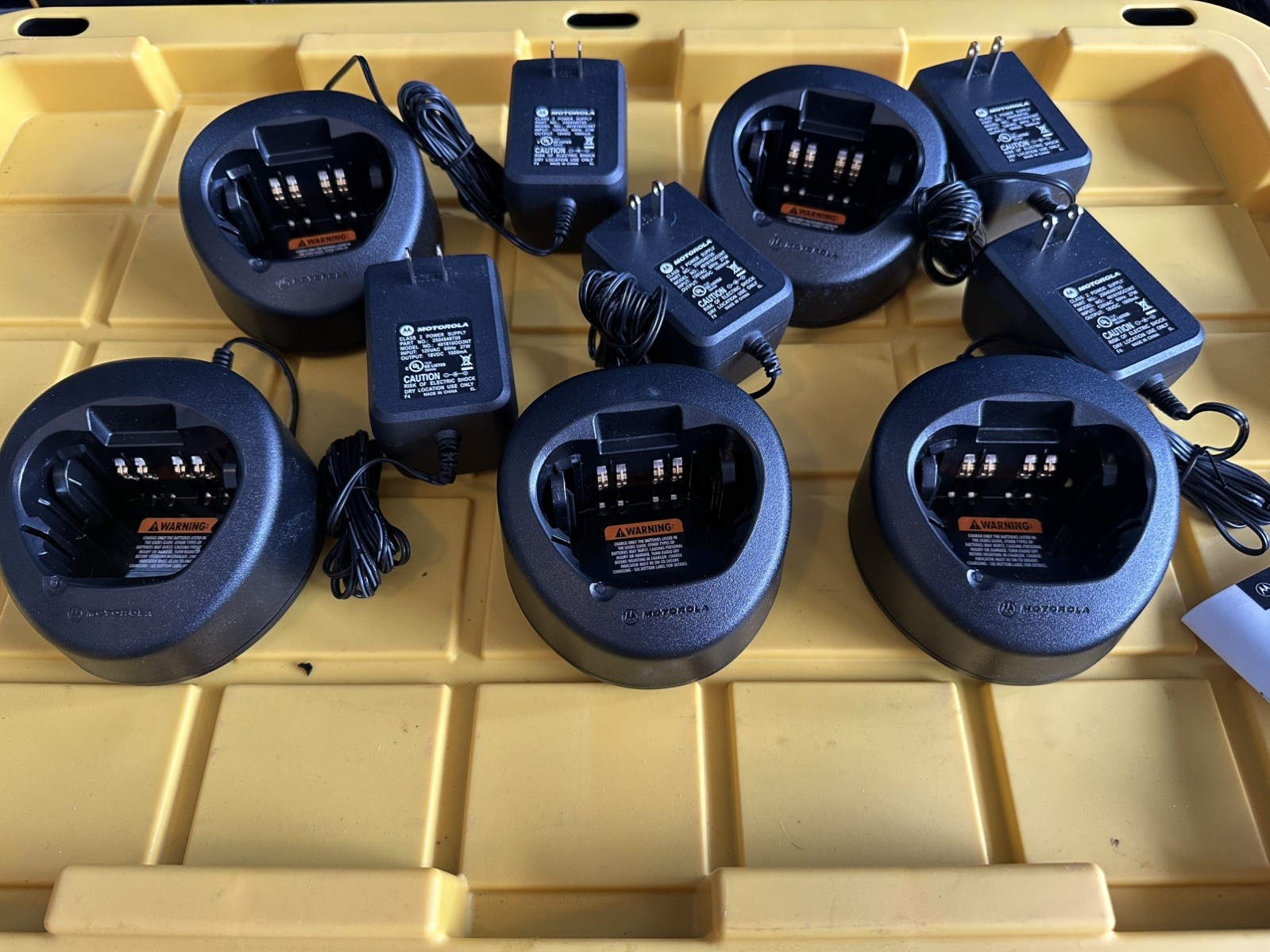Lot 5 NOS Motorola NTN1667A Battery Charger NTN8831A, EPNN5751B XTS2500