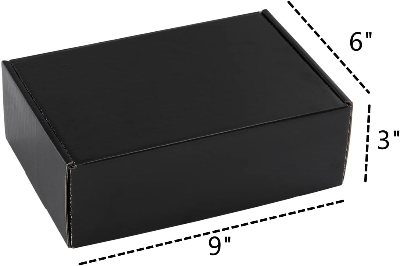 Matte Finish 30 Pack Small Shipping Boxes, 9x6x3 Inches – Eco-Friendly & Strong