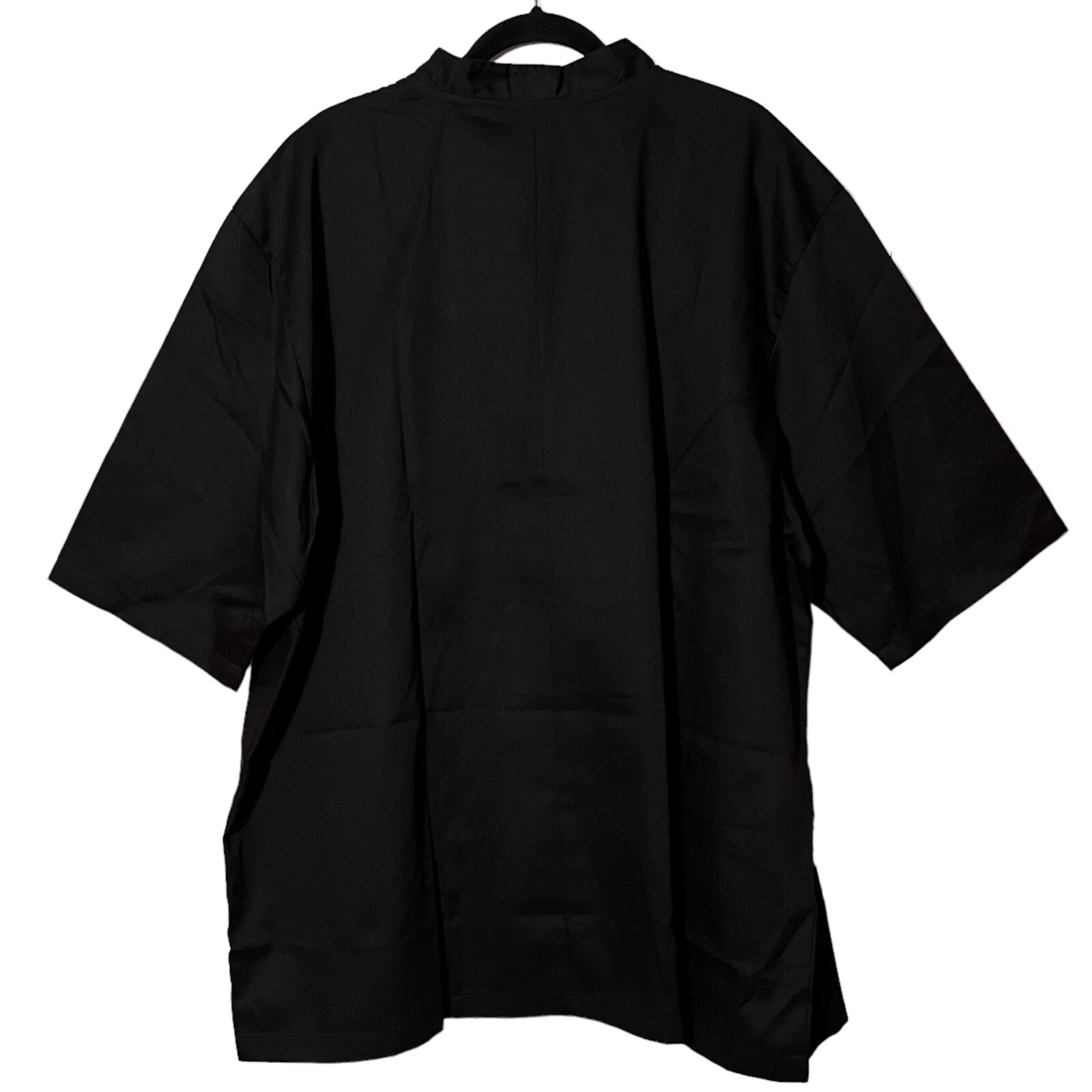 Chef Works chef’s jacket short sleeve adult men’s size 2XL black coat unisex