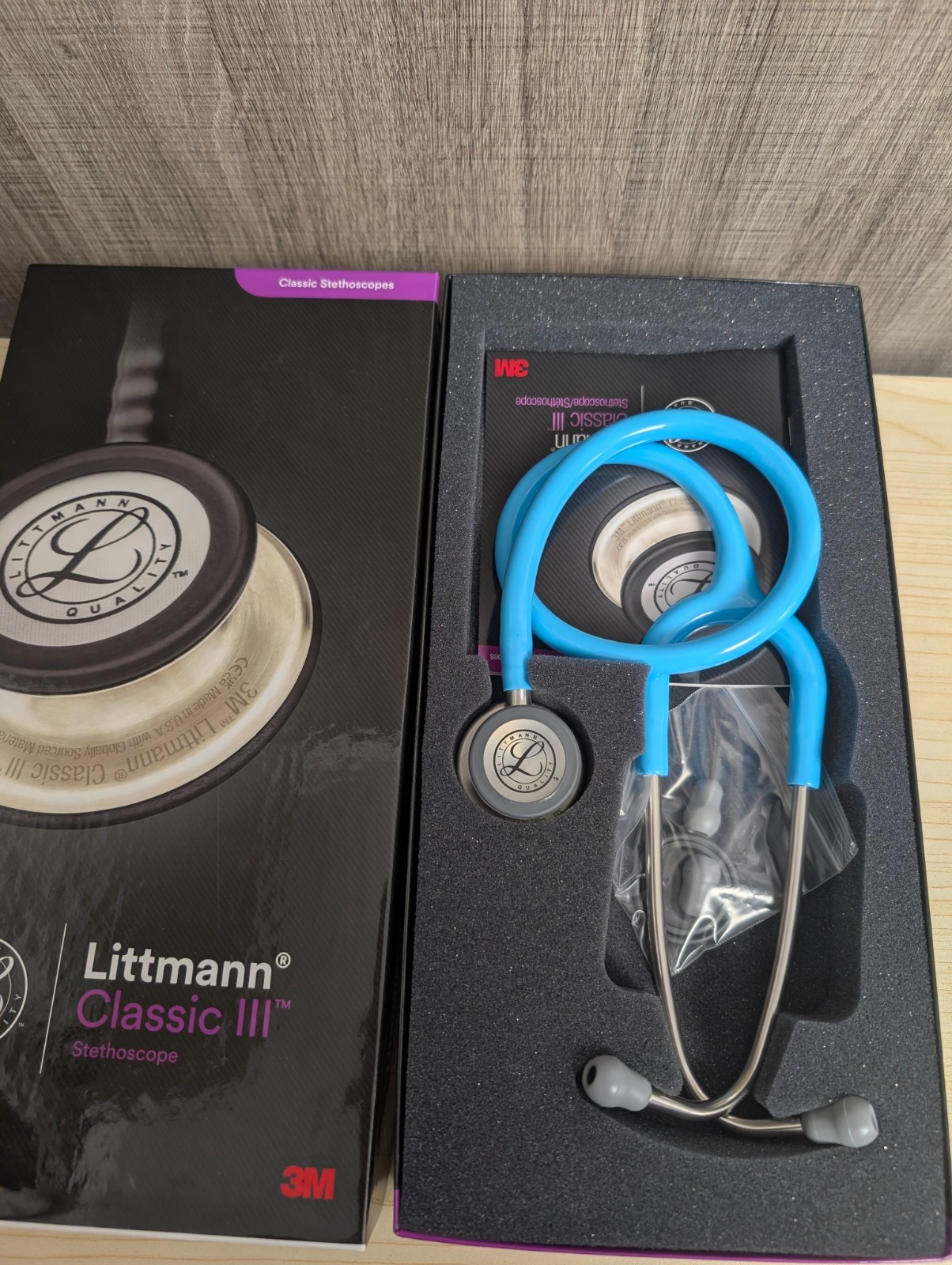 3M Littmann Classic III Stethoscope – NEW – Color, Red, Blue or Black