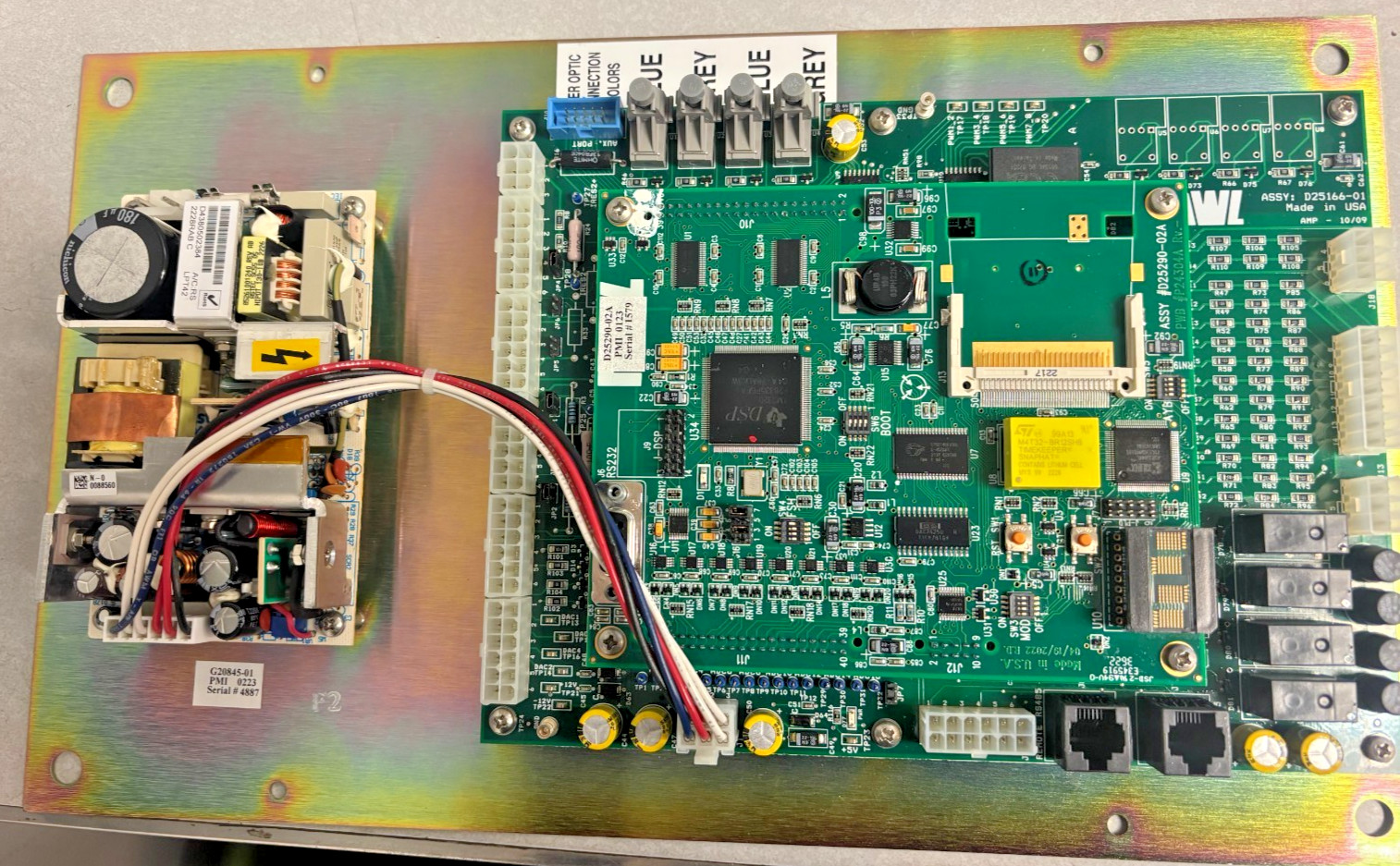NWL G20845-01 Display Controller Module D25290-02A Industrial Electronics