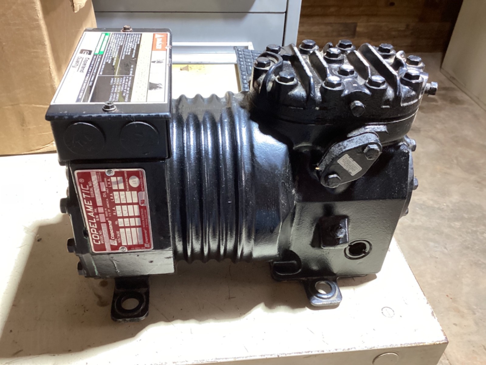 Copeland Copelametic Compressor KAG2-0075-CAV 200/220v 208/230v 1ph 5.4RLA