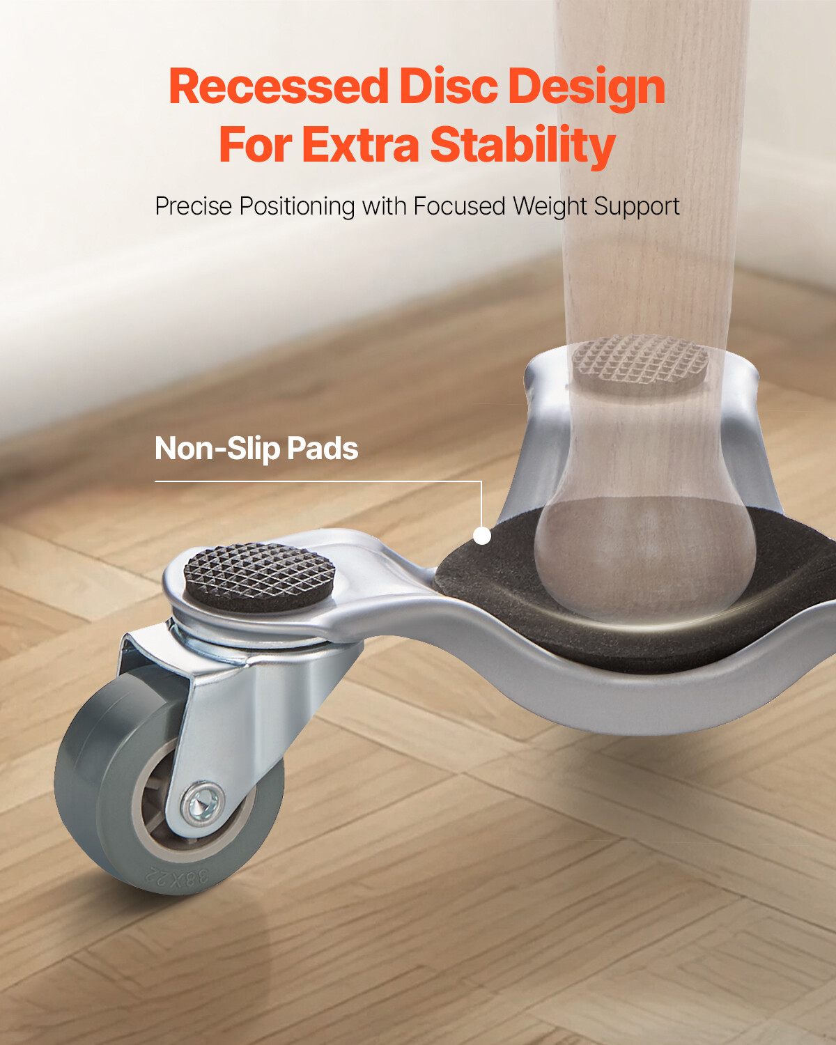 Furniture Dolly 4 pcs Steel Tri-dolly Set Furniture Mover 440 lbs Capacity