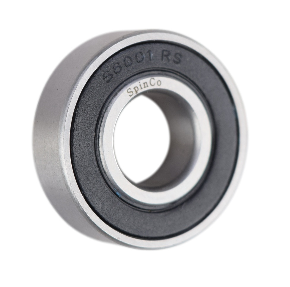 SS6001-2RS, SS6001LLU Stainless Steel Sealed Radial Ball Bearing 12X28X8 SpinCo