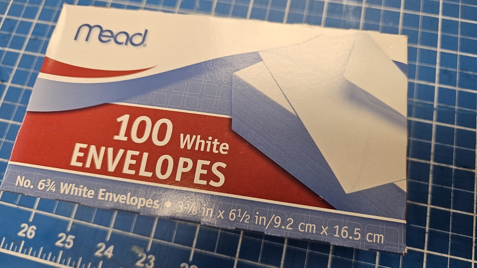 Mead White #6 3/4 100ct Envelopes 24pk (2400 Total)