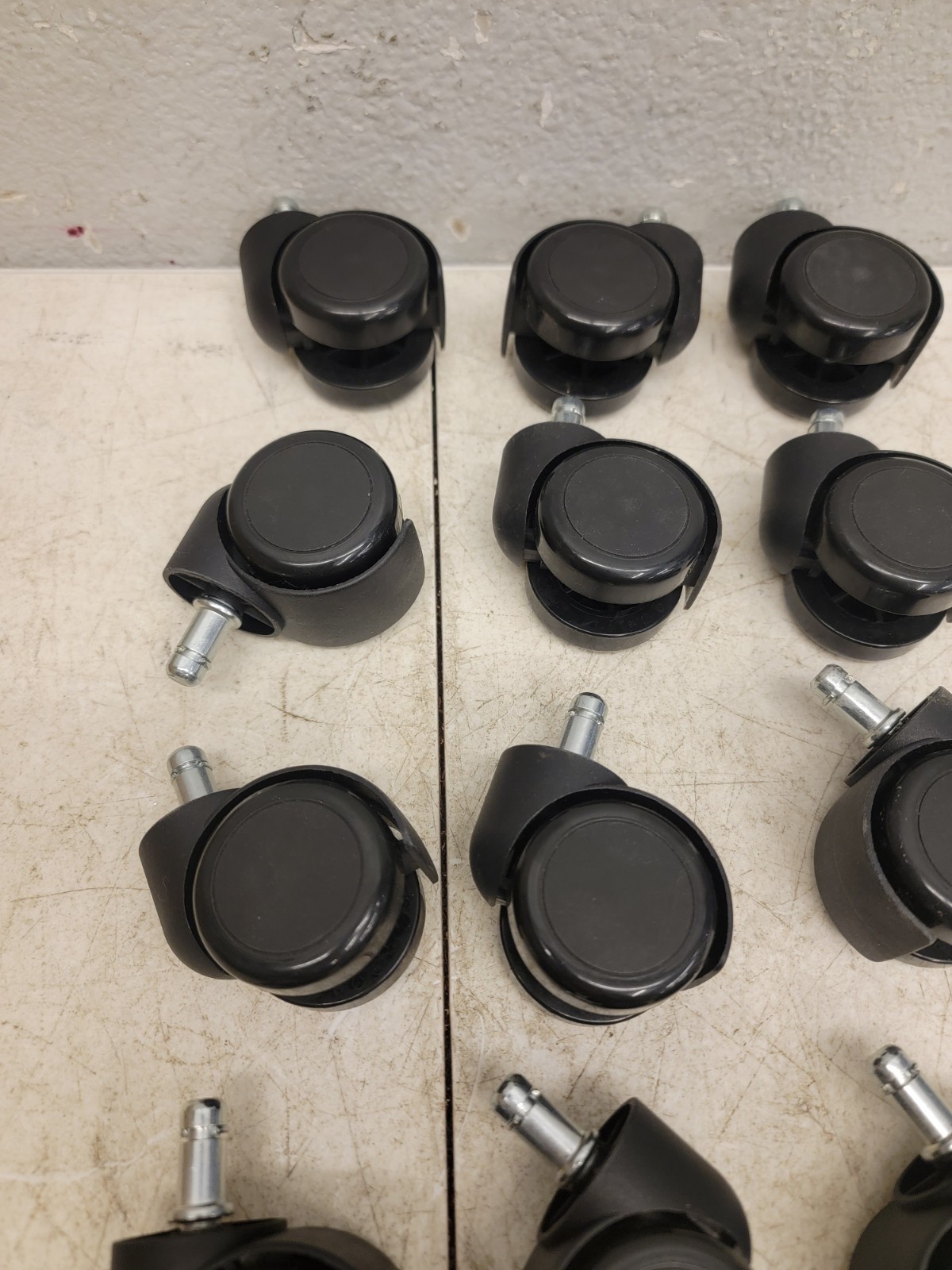 Steelcase Hard Floor Replacement Casters | Set of 12 | R-S4483