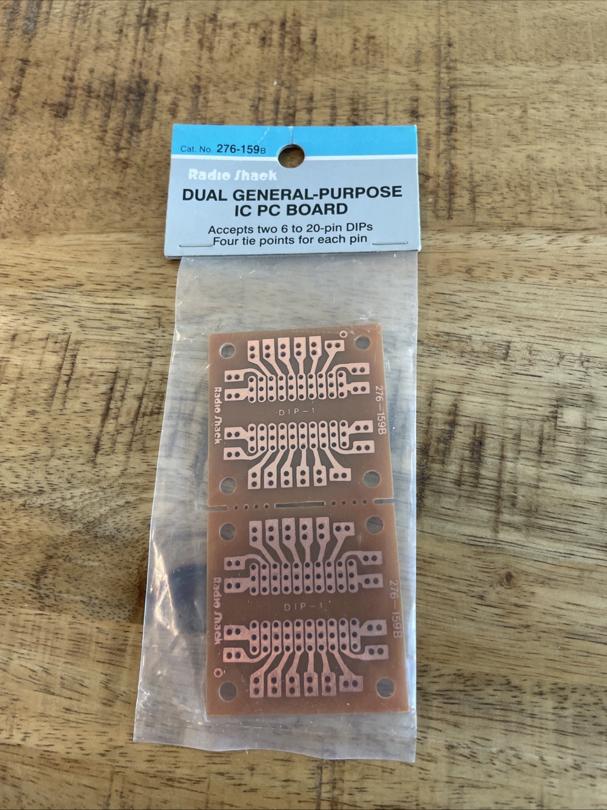 Radio Shack Dual General IC PC Board #276-159B, 1-3/4″ x 3-5/8″ FREE Ship