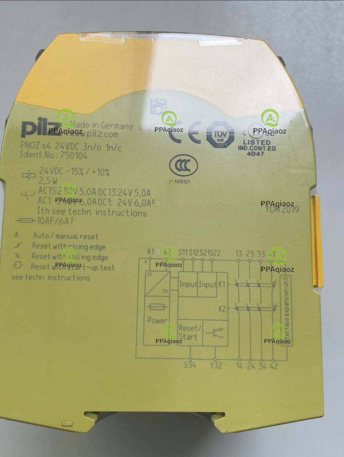 PNOZ S4 750104 NEW PILZ PNOZ S4 750104 Safety Relay