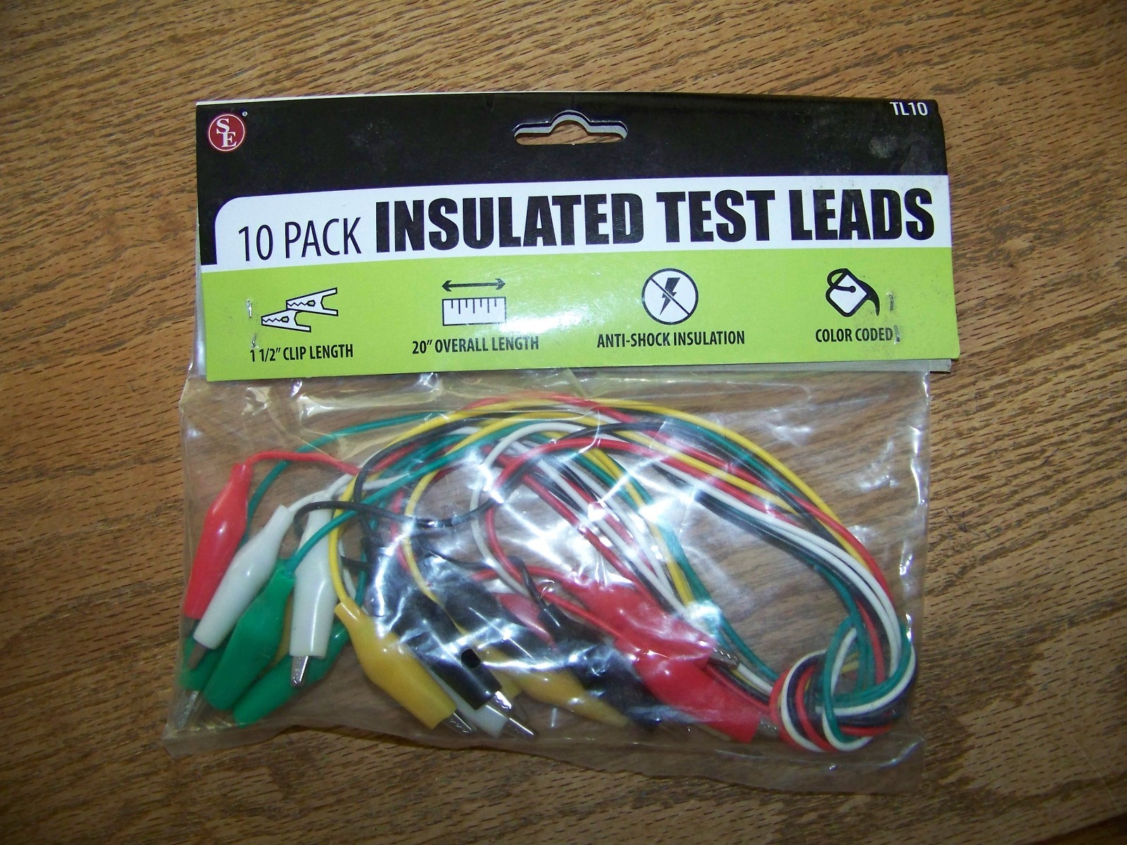 SE 10 Pack Insulated Test Leads New Sealed