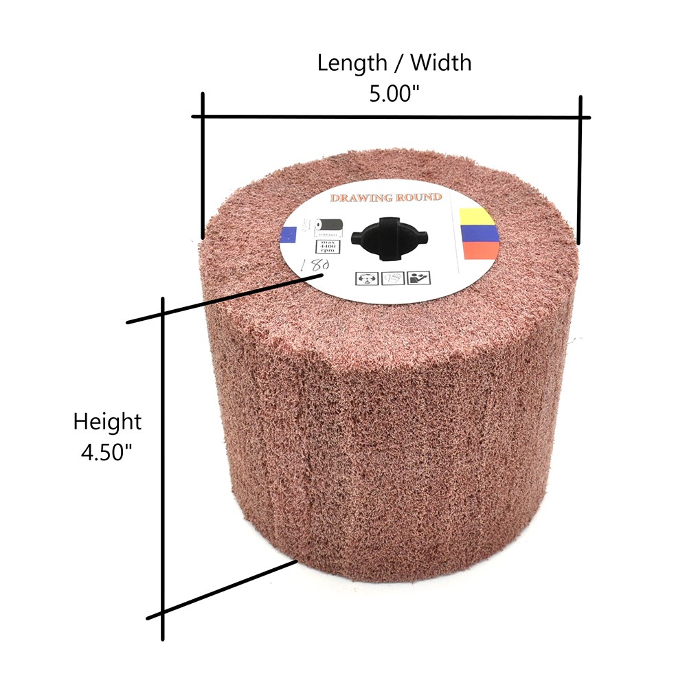 Superior Pads and Abrasives AW-180 Elastic Grain Coated Non Woven Nylon Web Whee