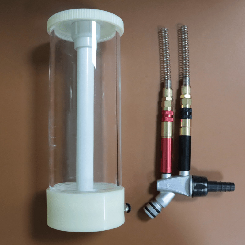 Test Electrostatic Powder Coating Cup Hopper with IG02/IG06/IG07 Powder Injector