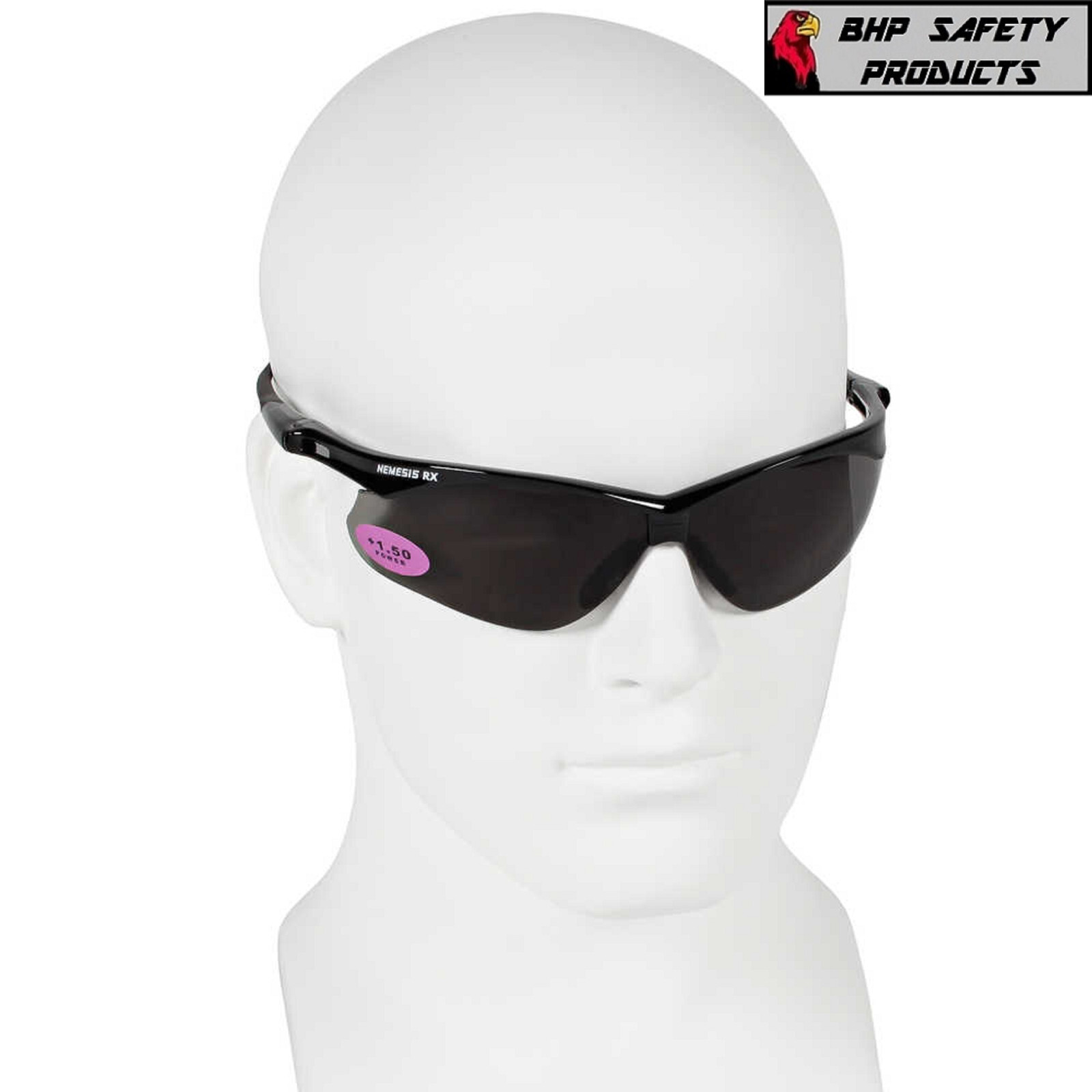 INNER BIFOCAL SAFETY READING SUNGLASSES GLASSES SUN READER ANSI Z87.1+ (1 PAIR)