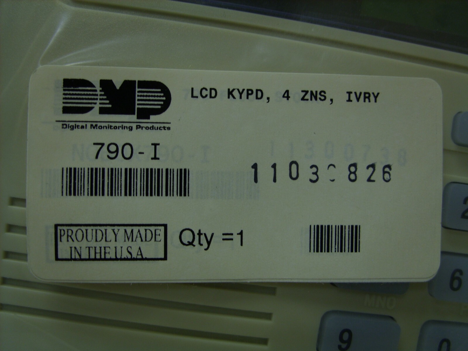 DMP Digital Monitoring Products – Executive Series Security Alarm Keypad 790-I