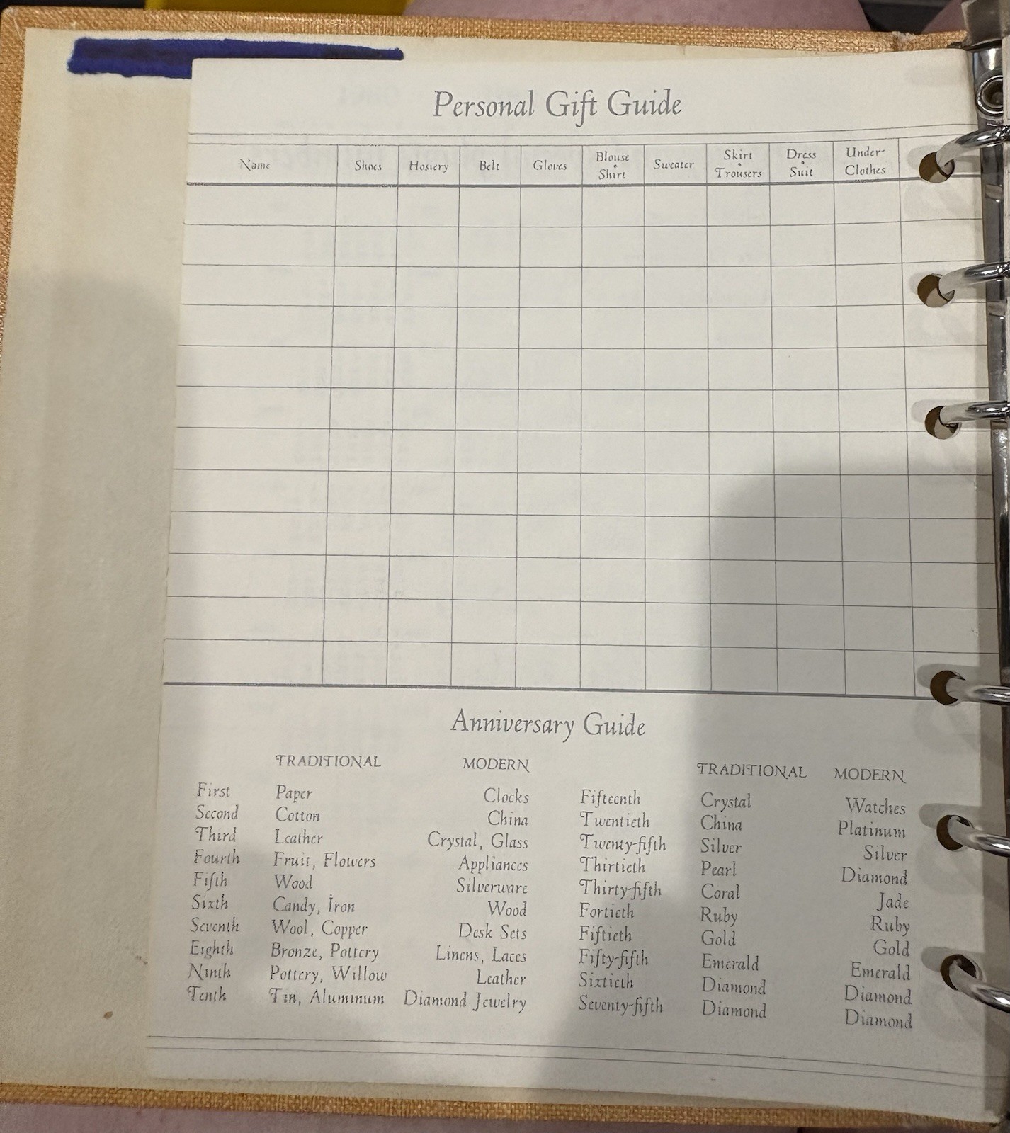 Vintage Hallmark Koala Address Book 3 Ring Binder Loose Leaf Friendship