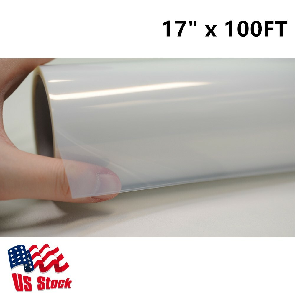 17″ x 100FT Waterproof Inkjet Milky Transparency Film for Silk Screen Printing