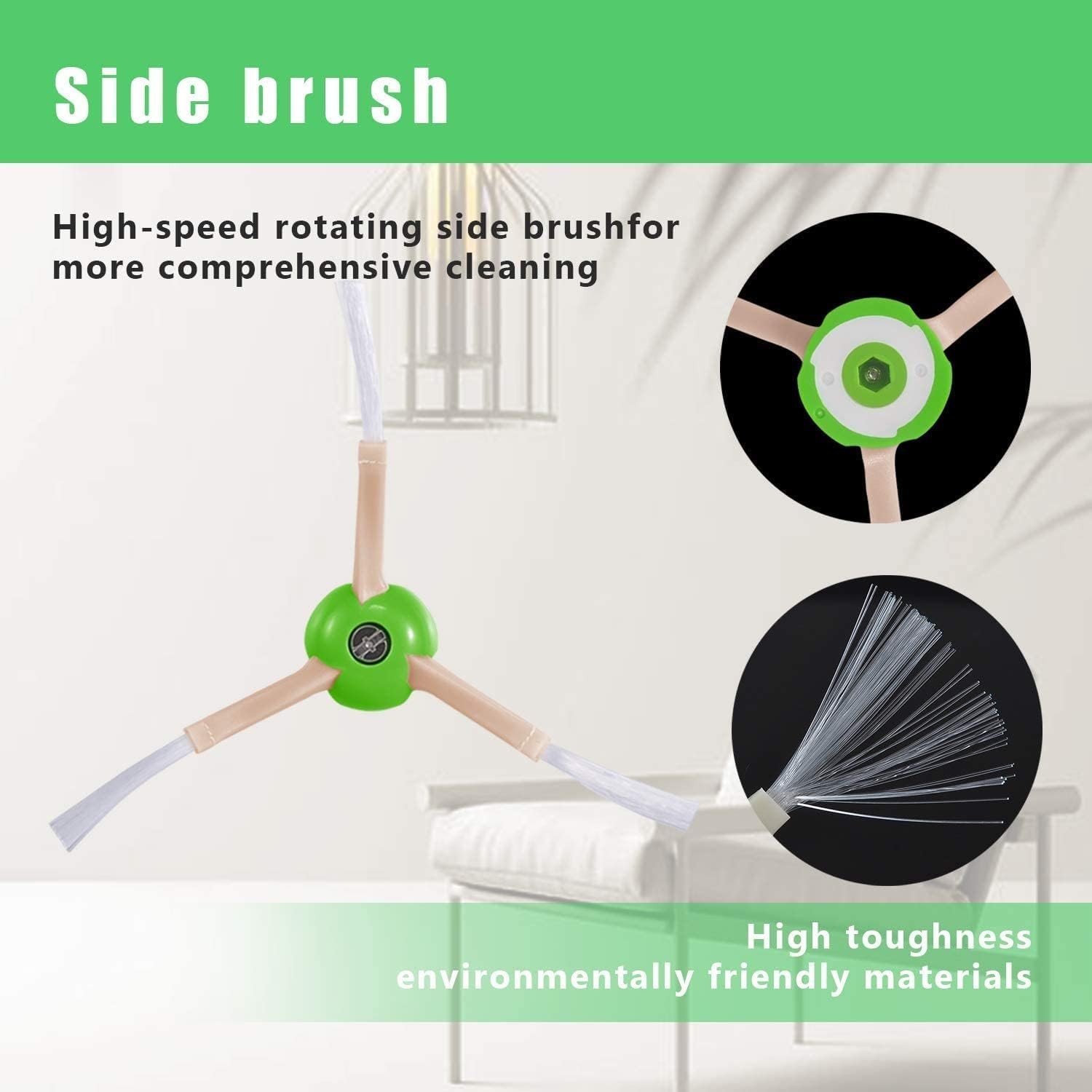 Replacement Parts for iRobot Roomba i7 i7+ i3 i3+ i4 i4+ i6 i6+ i8 i8+ Green