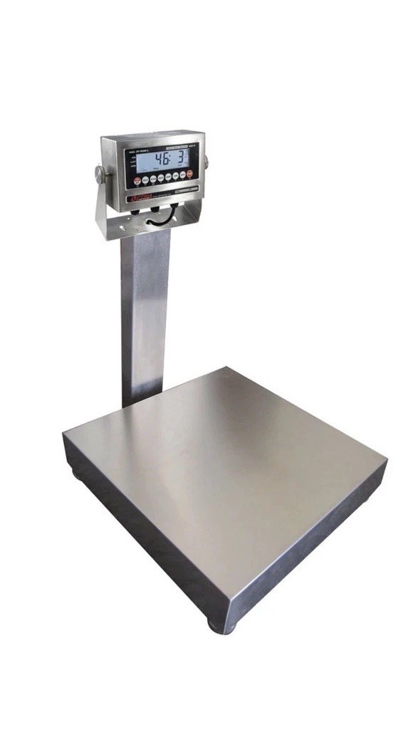 Prime OP-915SS Wash Down Bench Scale 18″ x 24″ 500 lb NTEP Legal for Trade IP67