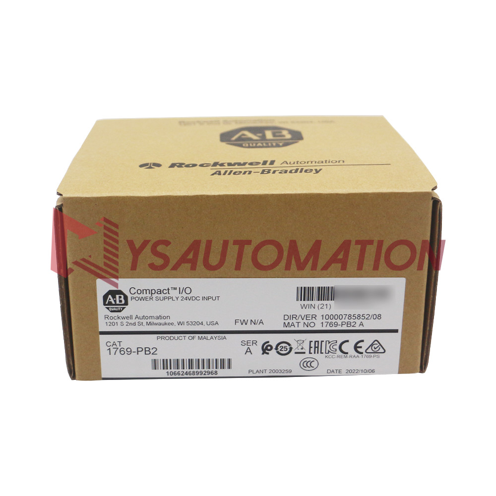 Factory Sealed Allen-Bradley 1769-PB2 CompactLogix DC 2A/0.8A Power Supply